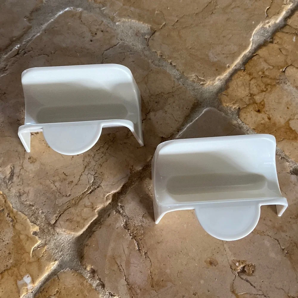 Vintage Tupperware taco holder set of two